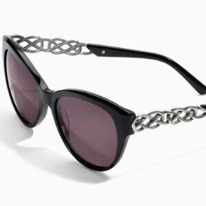 Brighton Interlok Braid Sunglasses (Black)